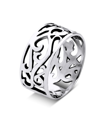 Carve pattern Silver Ring XTR-03